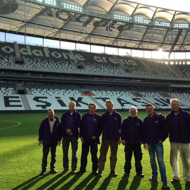 SISGrass pitch, reinforced natural turf, BESIKTAS VODAFONE ARENA IN ISTANBUL, bonar yarns