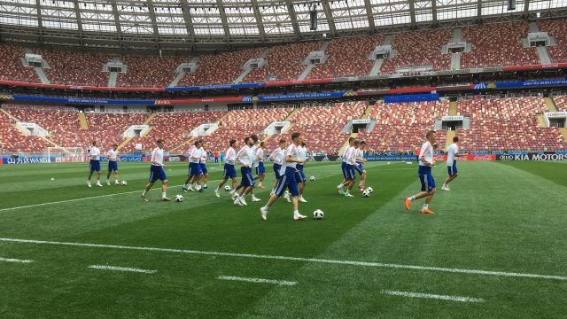 SISGrass hybrid pitch Luzhniki World Cup 2018